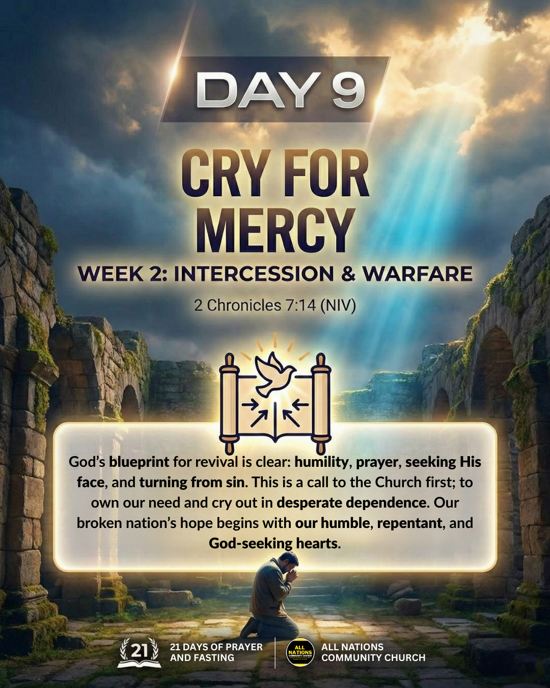 Day 9: Cry for Mercy | 21 Days of Prayer & Fasting | 2026 — All Nations ...