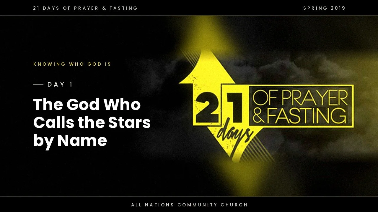 Day 1: The God Who Calls the Stars by Name