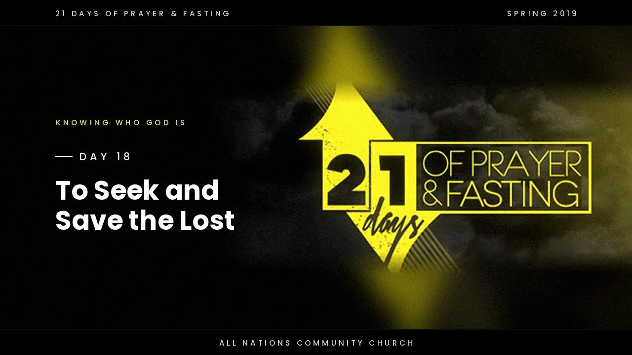 Day 18: To Seek and Save the Lost