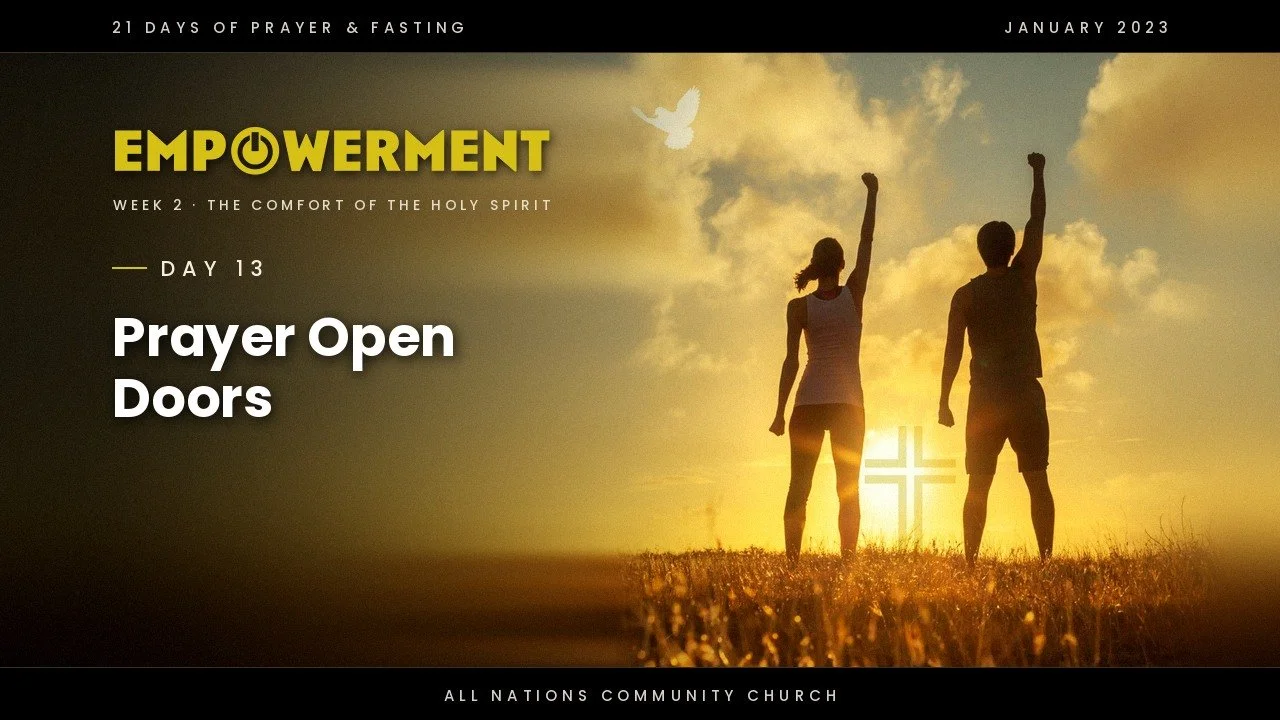 Day 13: Prayer Open Doors