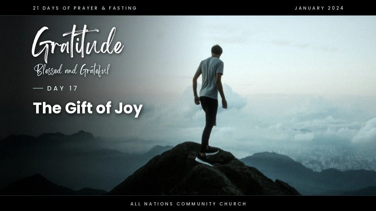 Day 17: Embracing The Gift of Joy