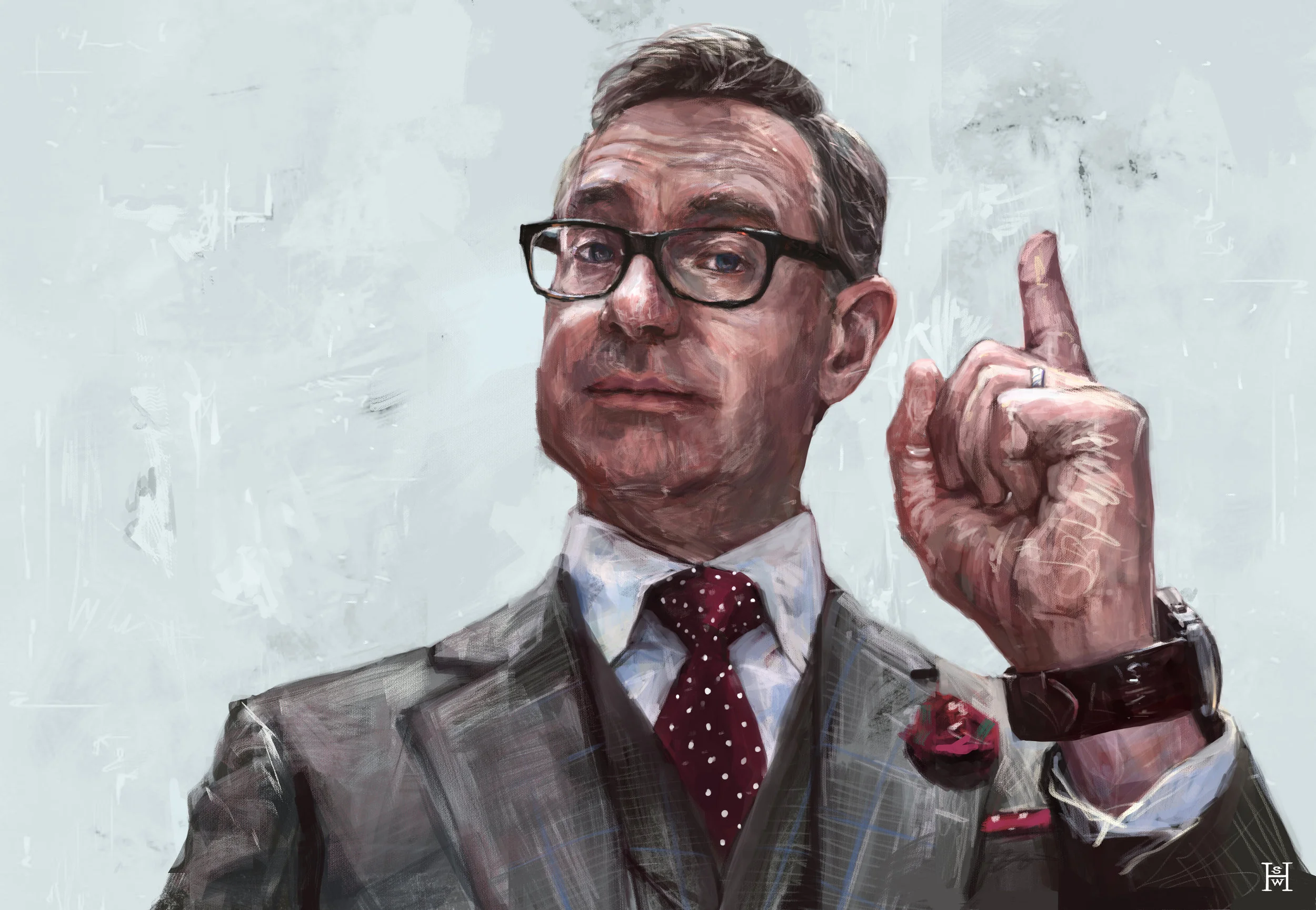 paul feig illustration artwork by seung won hong (2).jpg