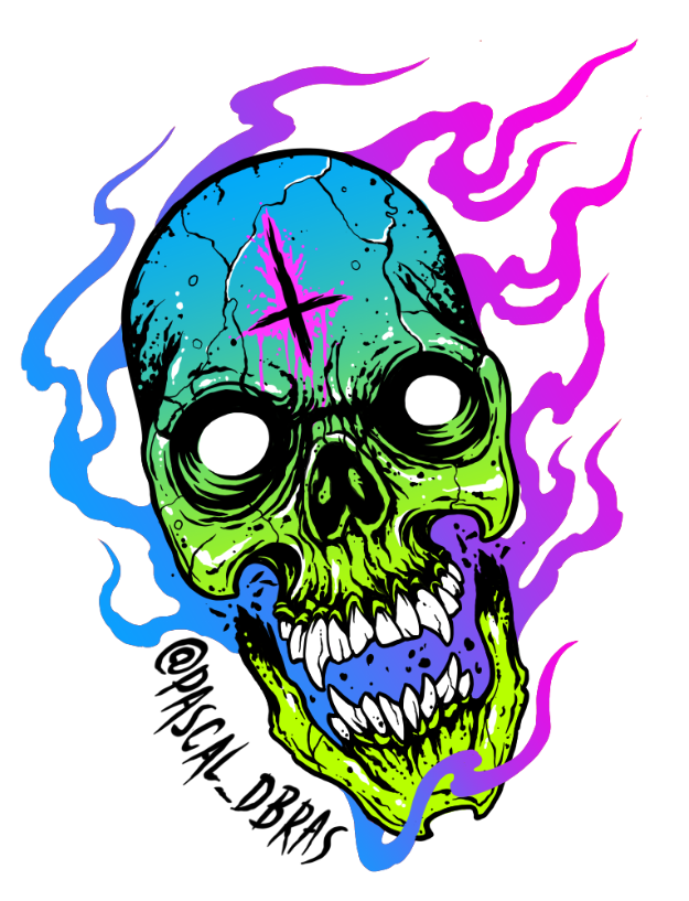 Skull sticker (2017)