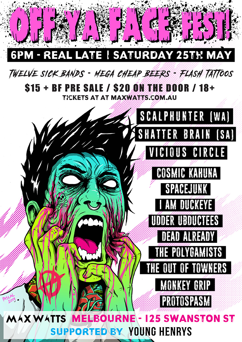 Off ya face fest poster 2019