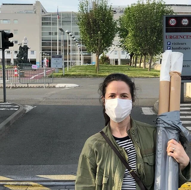 After reading an article in the #theguardian I reached out to a local hospital and offered to help them set up production of organic cotton face masks. A couple of days later they reached out to me and asked for my help with hospital gowns, this has 