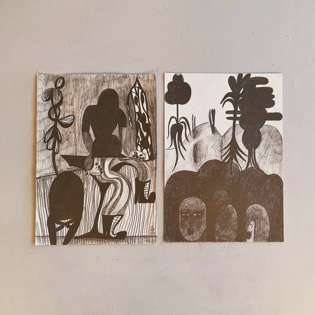 It&lsquo;s the end of the year and I started to do some reviews of my drawings. There&rsquo;s a small collection of very free and almost abstract pencil-drawings that do seem to connect. I am pretty thrilled about these works. Here I am showing four 