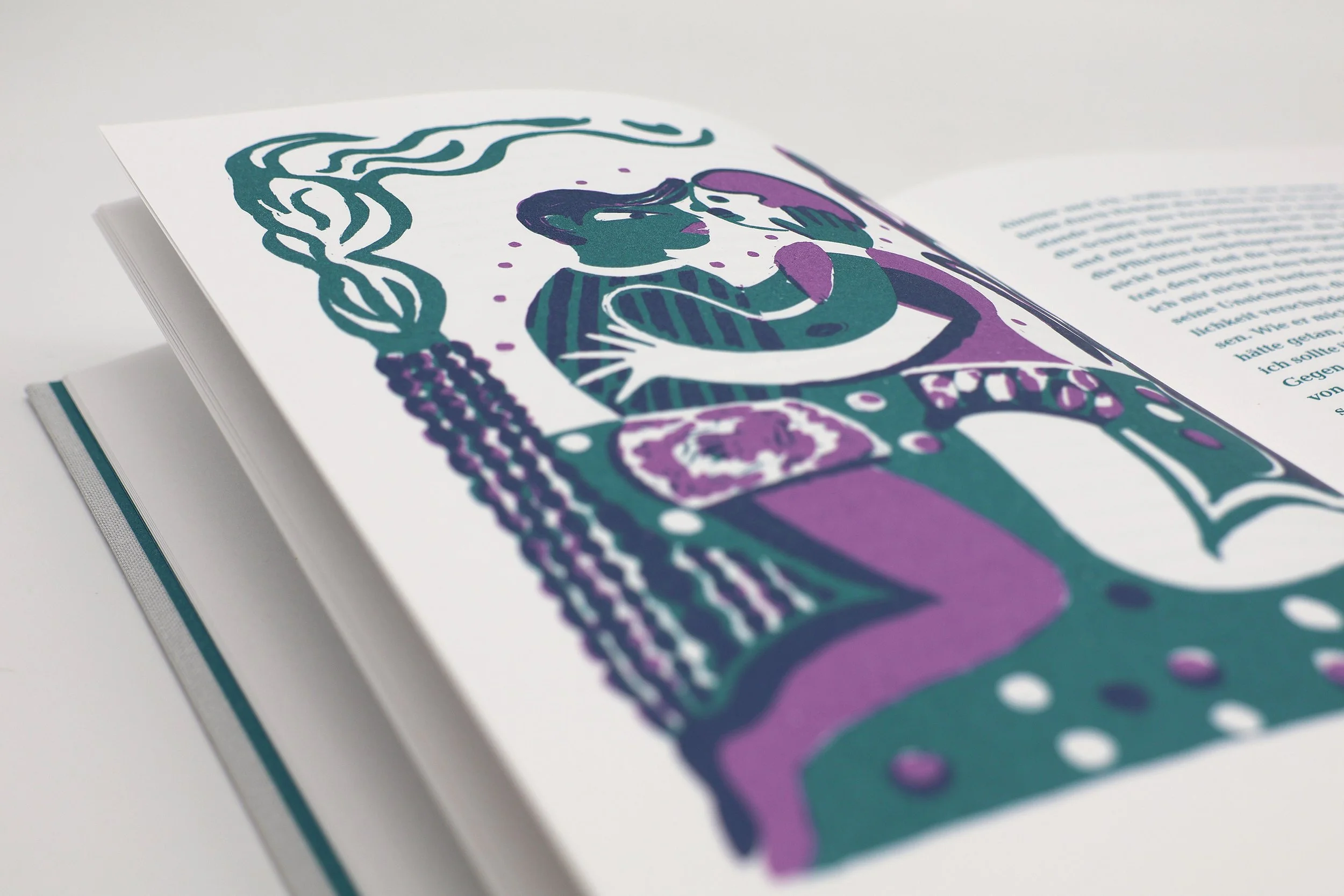 Aeneas und Kassandra Illustration Nadine Prange