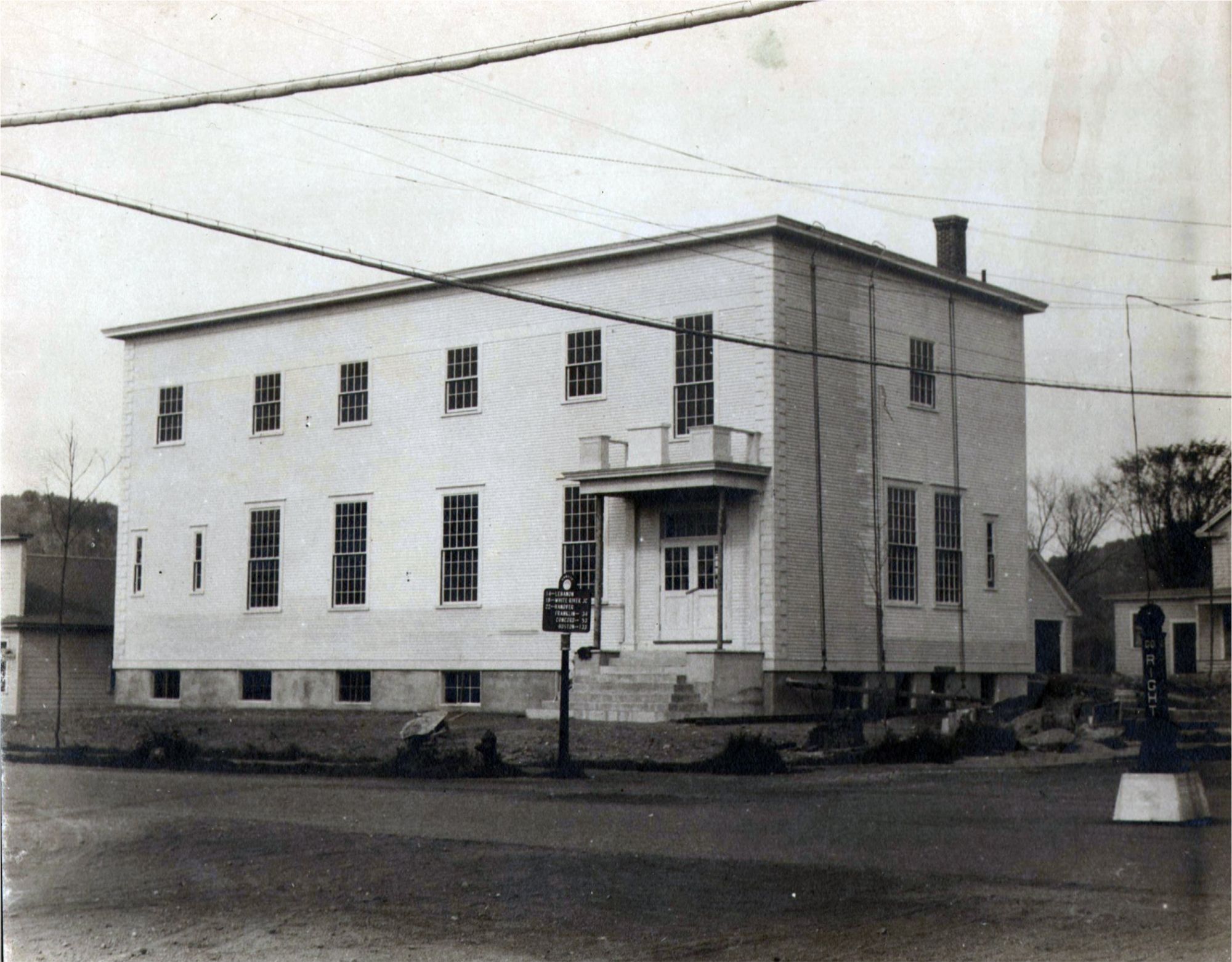 The new Pythian Hall, now the library. Courtesy Canaan Historical Society.
