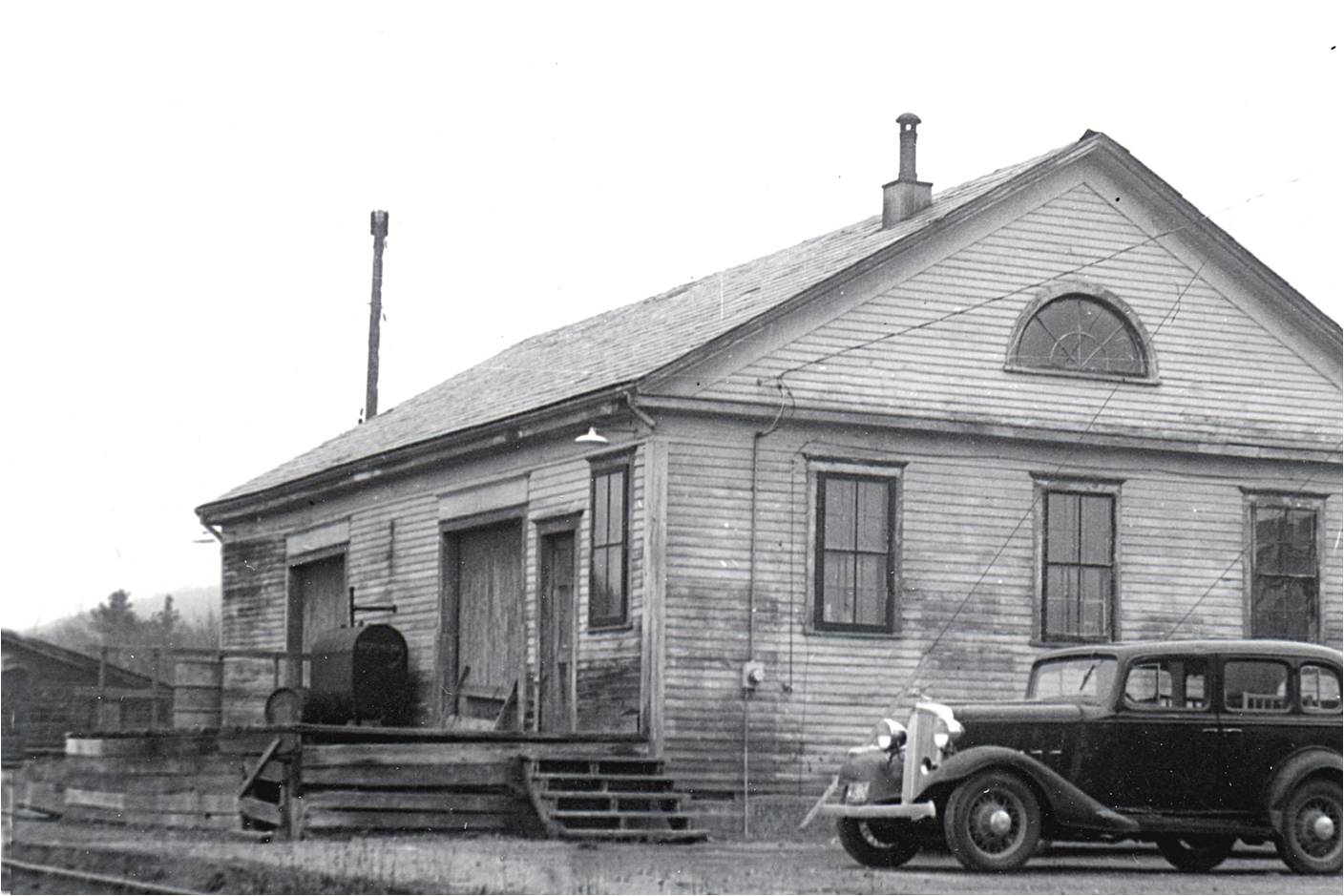Freight shed in the 1960s. Courtesy Dane Malcolm.