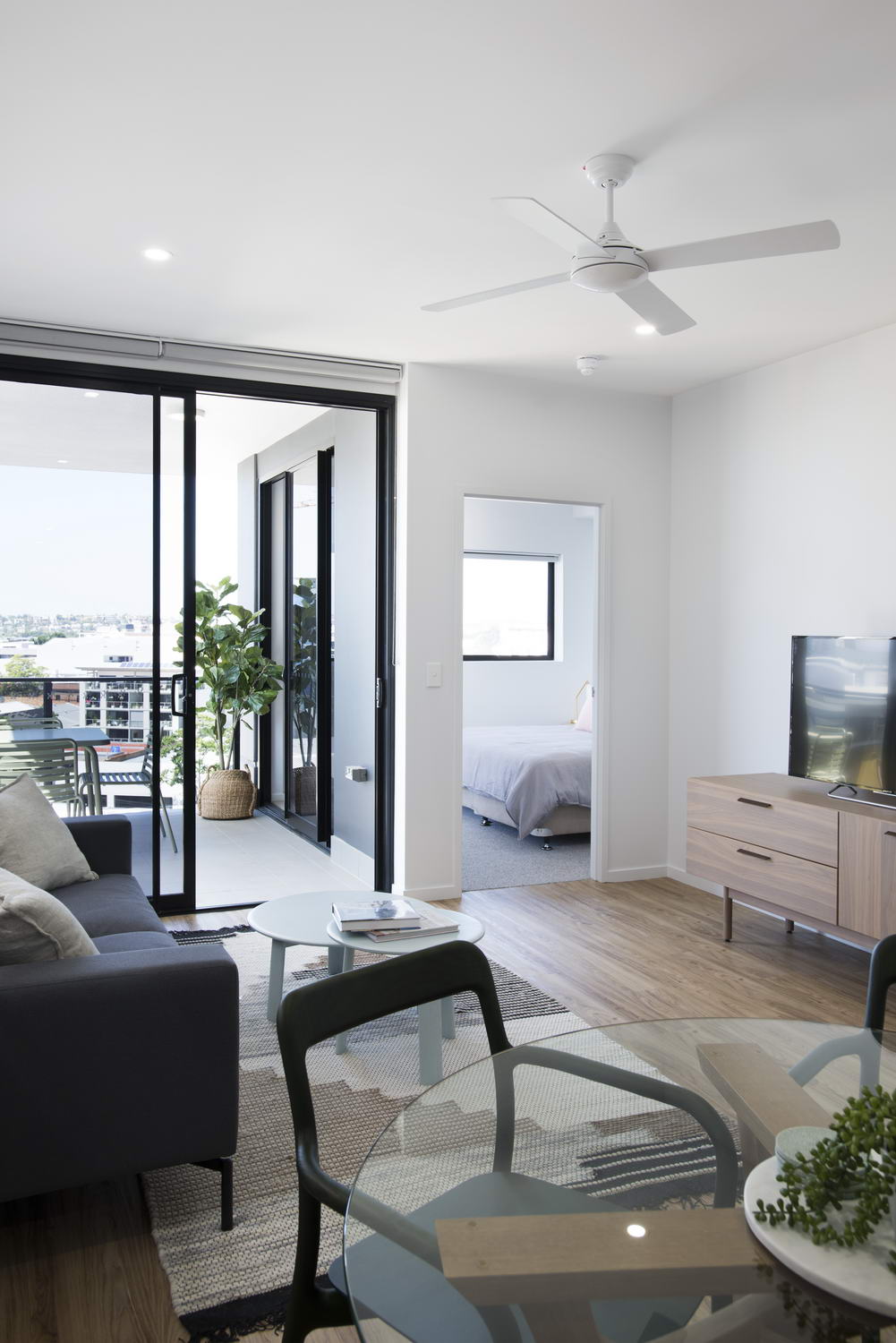 Spacious outdoor areas