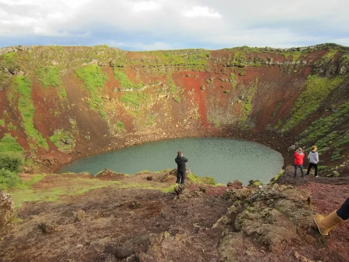 Meteor site in Iceland.