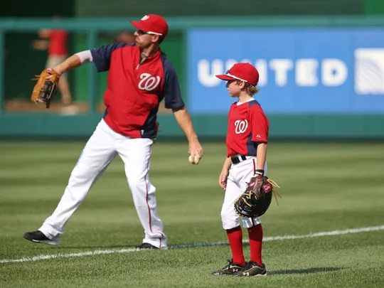 Adam has been bringing Drake to the ballpark for years.