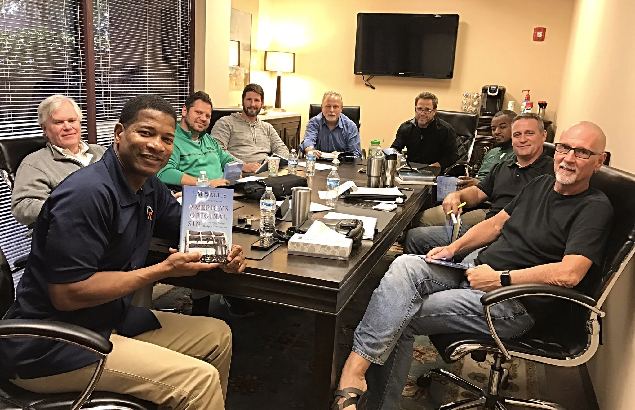 Our small group tackling the difficult topics surrounding race in America.