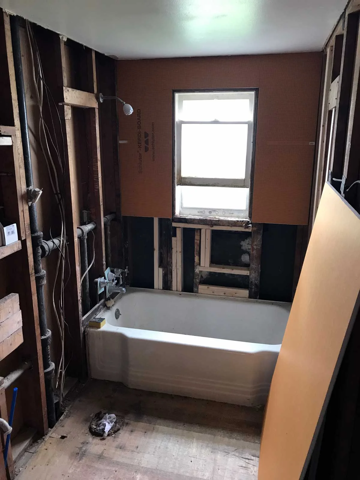 15 Day Bathroom Renovation Backer Board 01