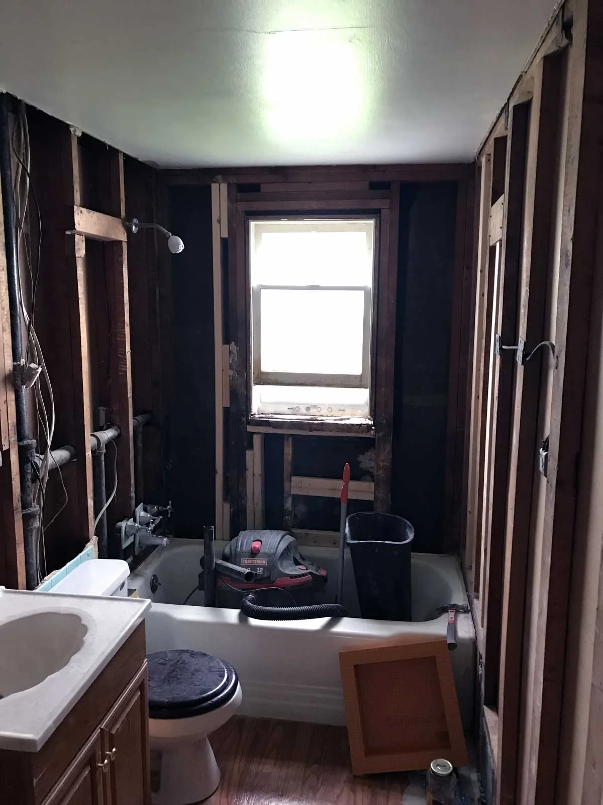 15 Day Bathroom Renovation Framing 01