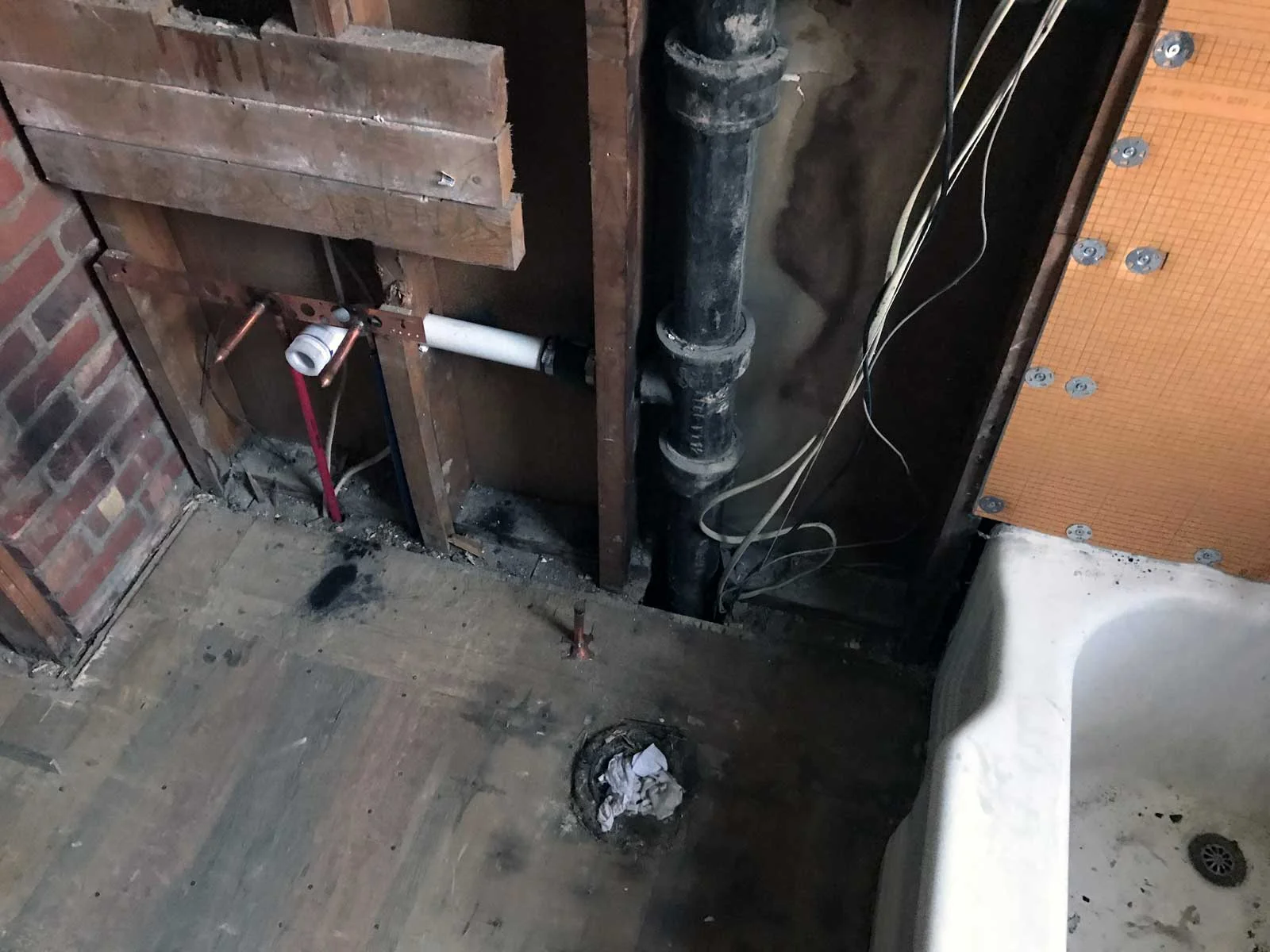 15 Day Bathroom Renovation Plumbing 01