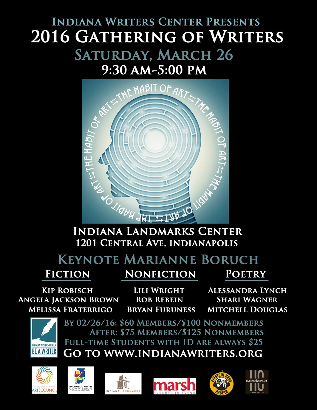 2016 Gathering of Writers in Indianapolis--Join us!