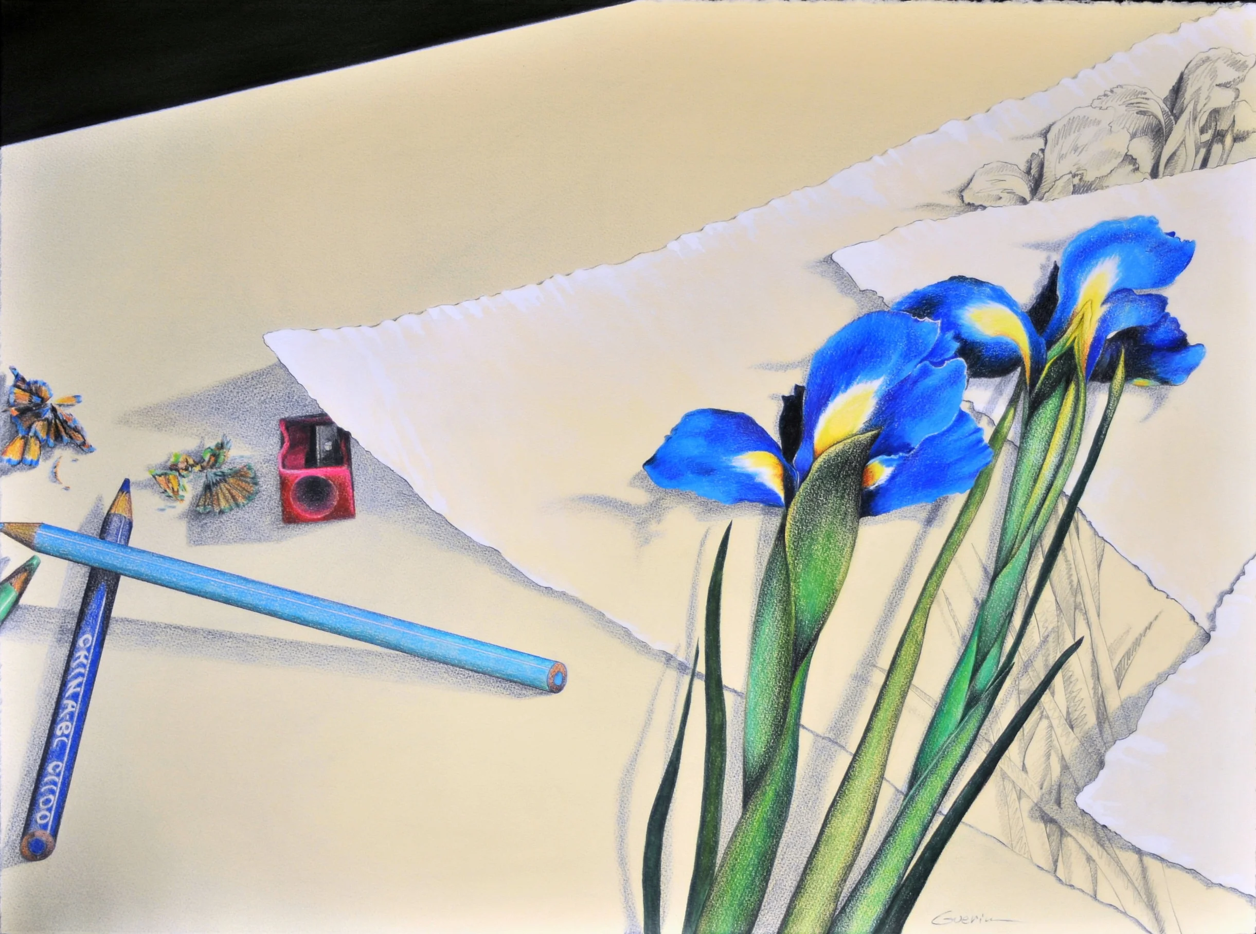 Ditch Iris by Charles Guerin