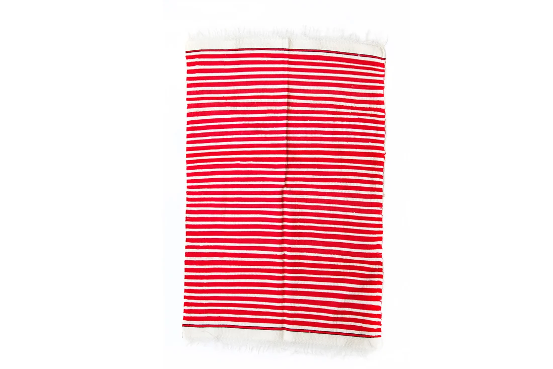 FOUTA RED STRIPE