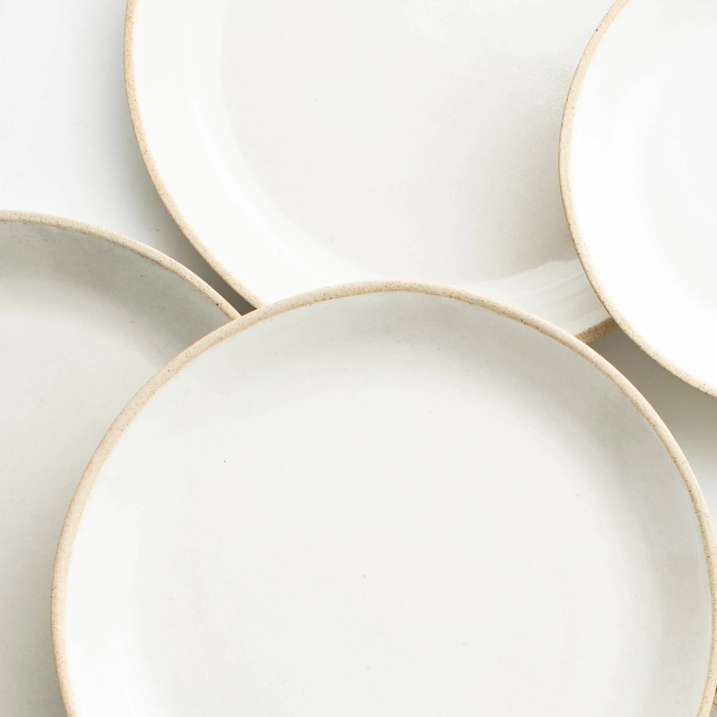 Assorted Minimal Dinner and Salad Plates - SAND