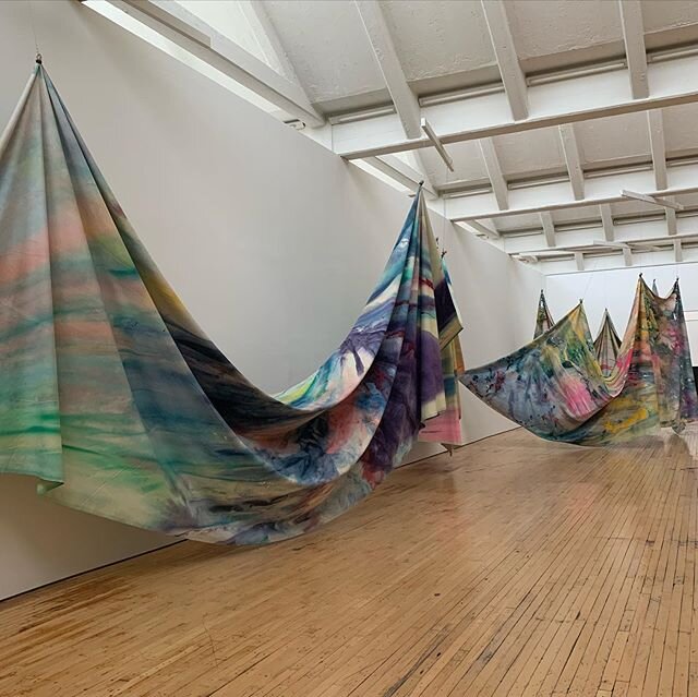 Sam Gilliam / Double Merge / 1968
&ldquo;For the illusions, the spaces, the forms that you create will keep your fellow persons warm, lighted and always in good weather.&rdquo; From a commencement address, The Transformation of Nature through Nature,