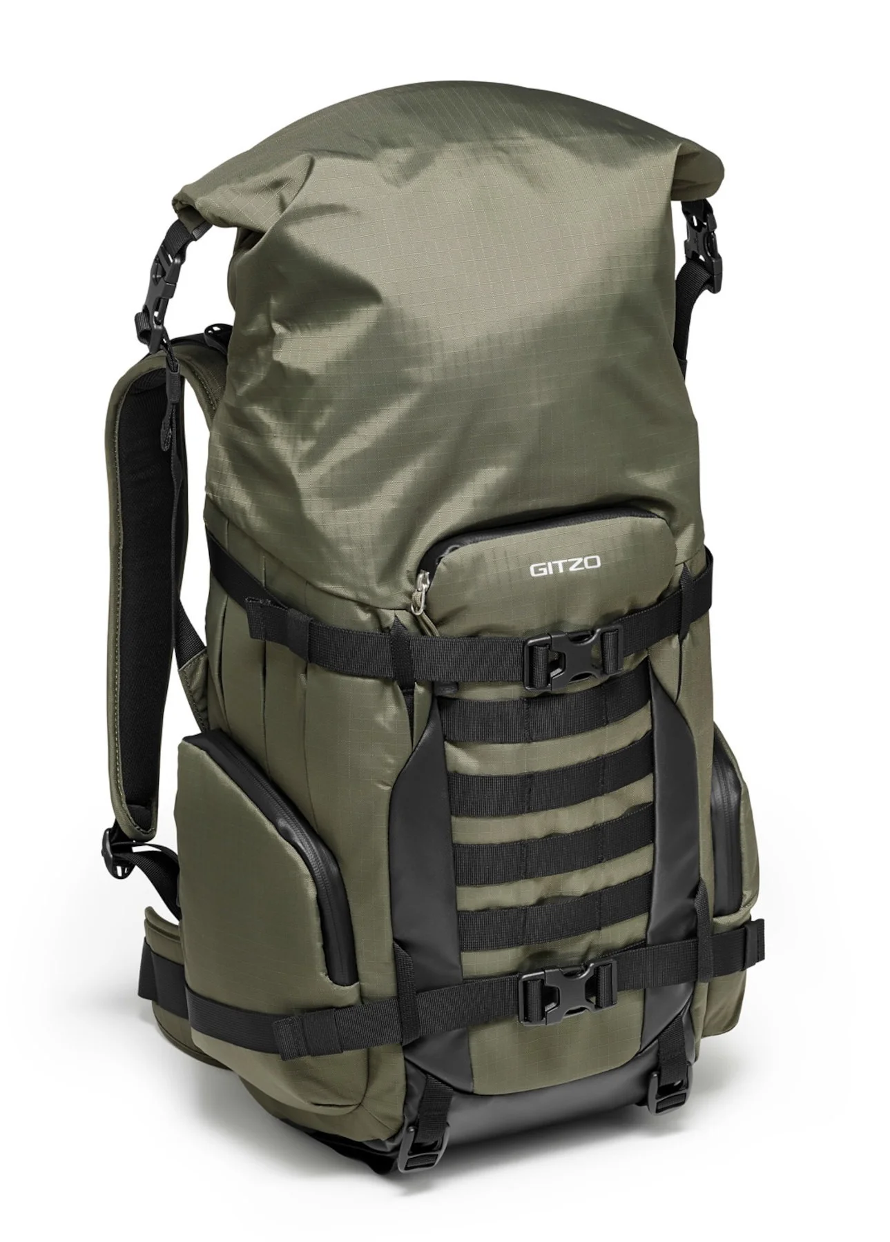 With top pouch extended