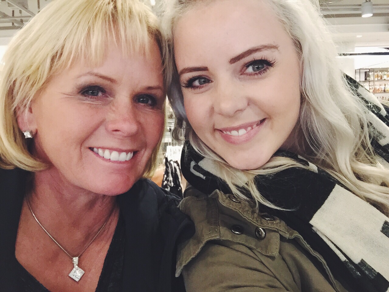 Mom and I at Nordstroms :) 
