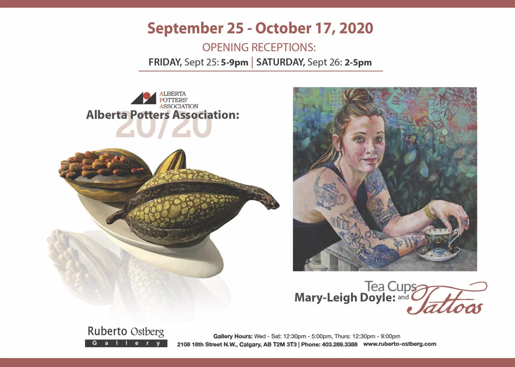 Alberta Potters 20/20 Show. Celebrating 50 years!