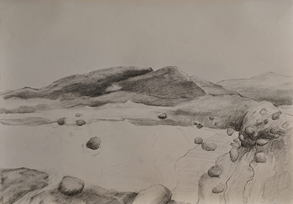 Fossil Beach Drawing