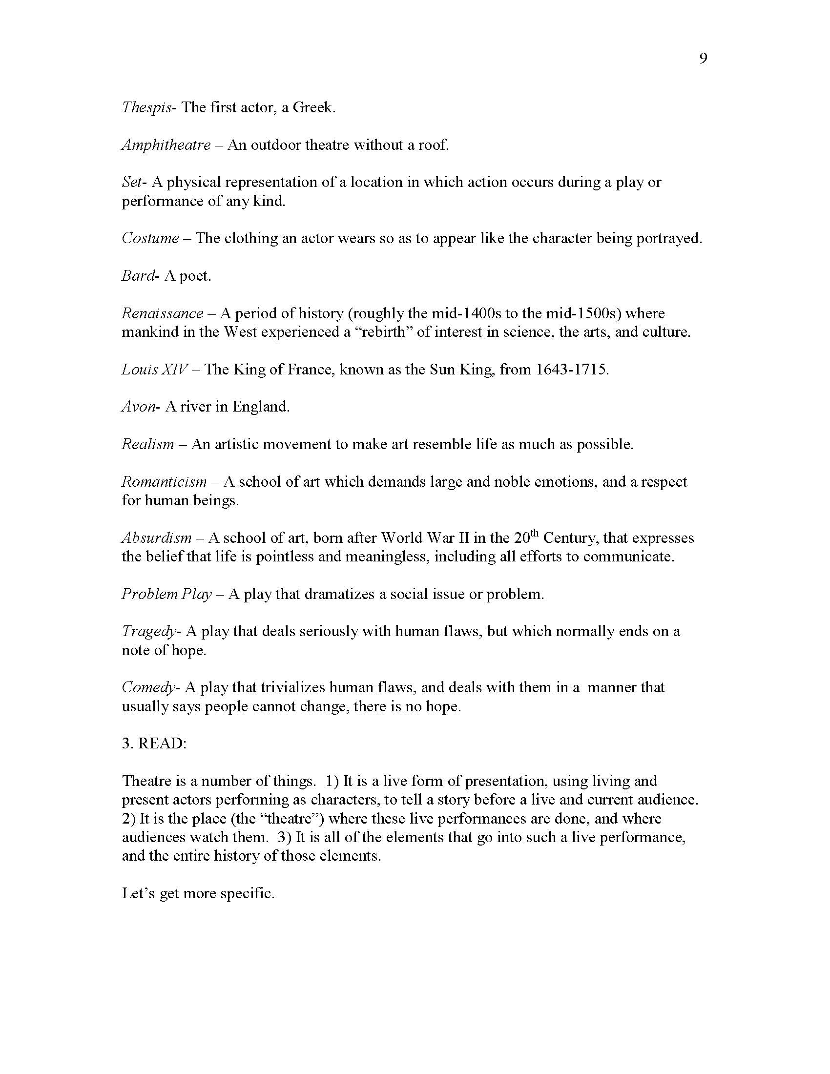 Playwriting Template Playwriting Template