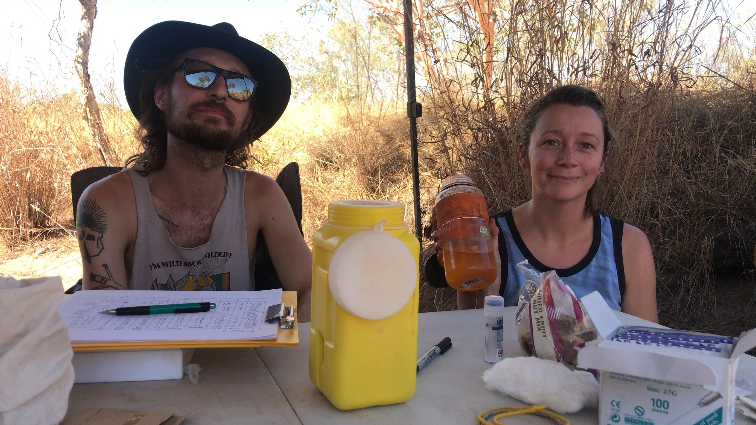 Kyle Kostrzewa and Dr. Emma Greig