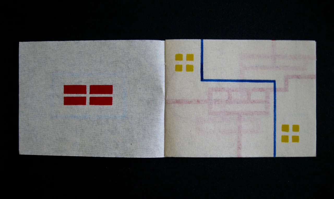 A series of small books inspired by city maps. 2013