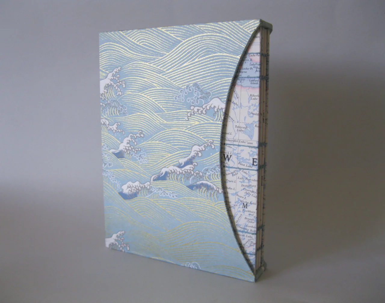 Slipcase for travel journal. 2014