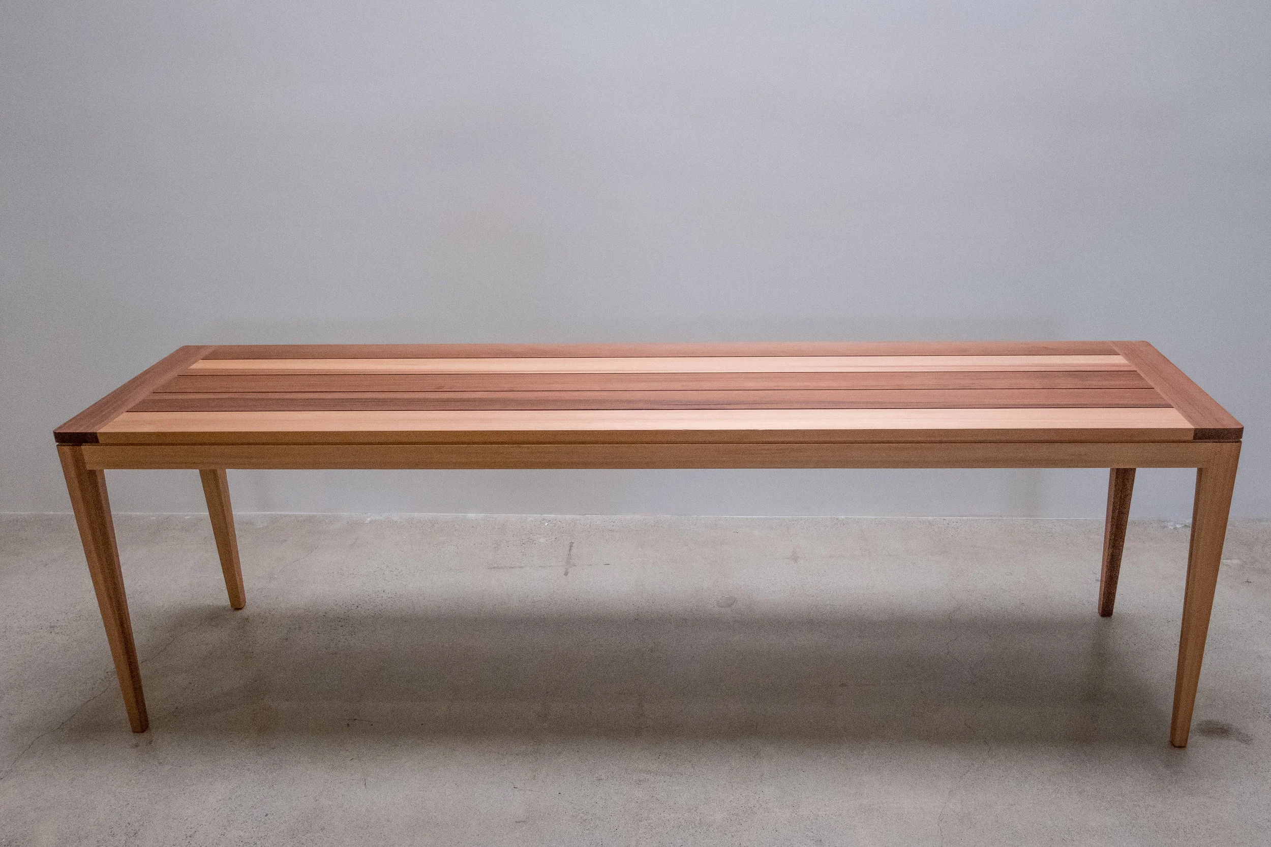   Harmon Garden Table | Harmon Guest House, Healdsburg, CA | 2021    Role:  Fabrication &amp; Design Lead @ David Baker Architects / DBA Workshop   Project:  Custom Hotel Furniture 