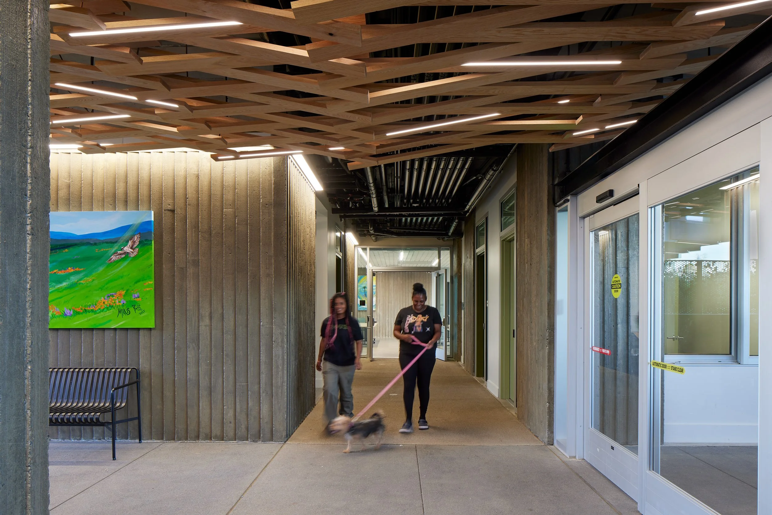   Blue Oak Landing | Vallejo, CA | 2022    Role:  Fabrication &amp; Design Lead @ David Baker Architects / DBA Workshop   Project:  Sculptural Ceiling Feature 