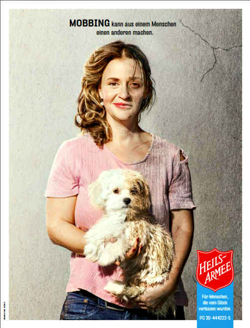Persoenlich.com: Ein neues Doppel der Halbe/halbe-Kampagne. Alle Jahre wieder kommt nicht nur das Christkindchen, sondern kommen auch die neuen Sujets für die weihnächtliche Spendenkampagne der Heilsarmee. Die beiden neusten Anzeigen, die dieses Jahr die Runde machen, zeigen im Unterschied zu den letztjährigen nicht nur hautnah das Gesicht, sondern den ganzen Oberkörper. Parallel dazu kommt auch der TV-Spot "Vom Glück verlassen" wieder zum Einsatz, der beim diesjährigen EDI-Award Bronze gewann. Read more...