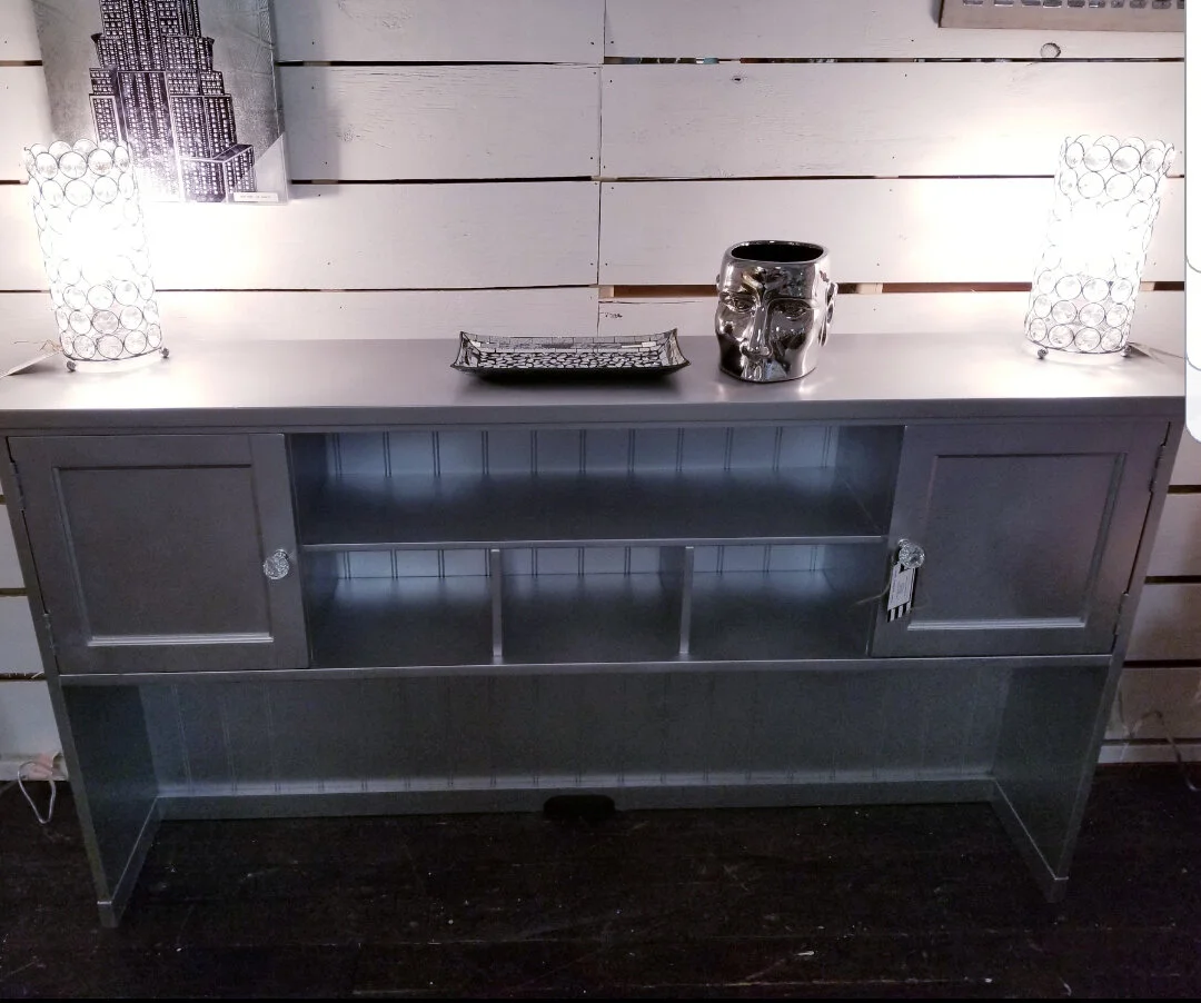 Silver Console Table - SOLD / EMAIL FOR WAITING LIST