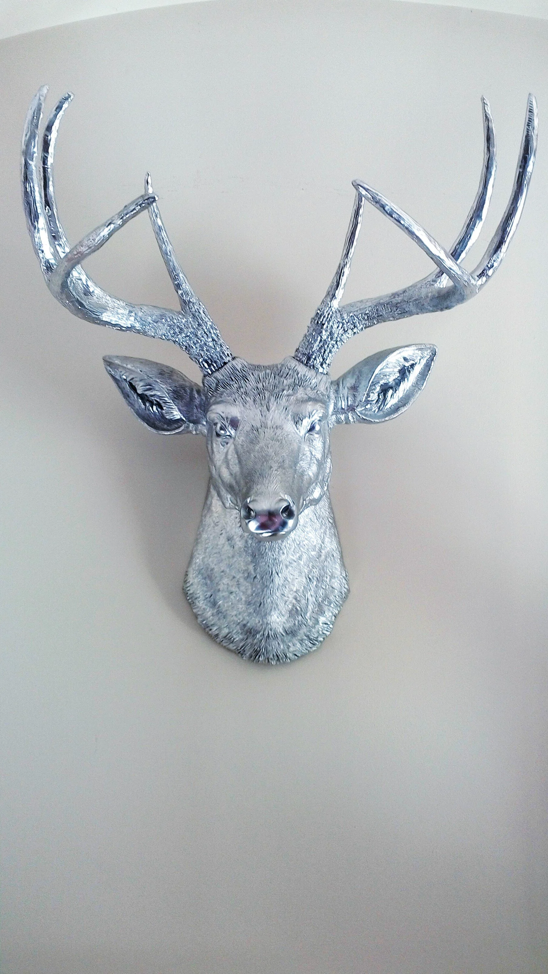 Silver Deer Head