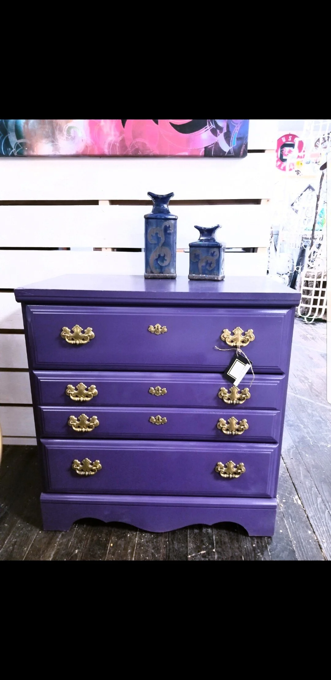 PURPLE DRESSER- SOLD / CAN MAKE REPLICA