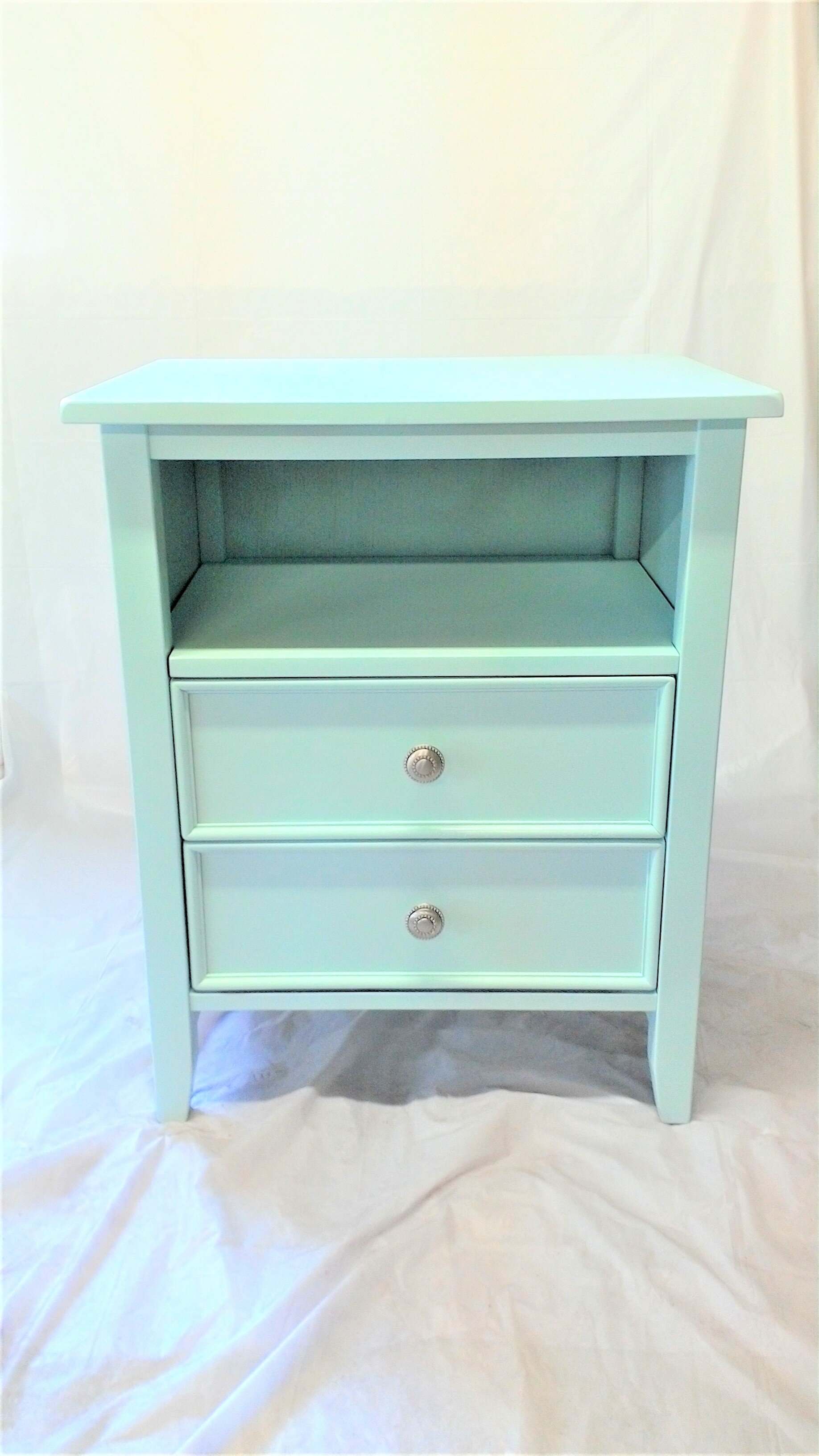 MINT GREEN NIGHT STAND- SOLD / CAN MAKE REPLICA