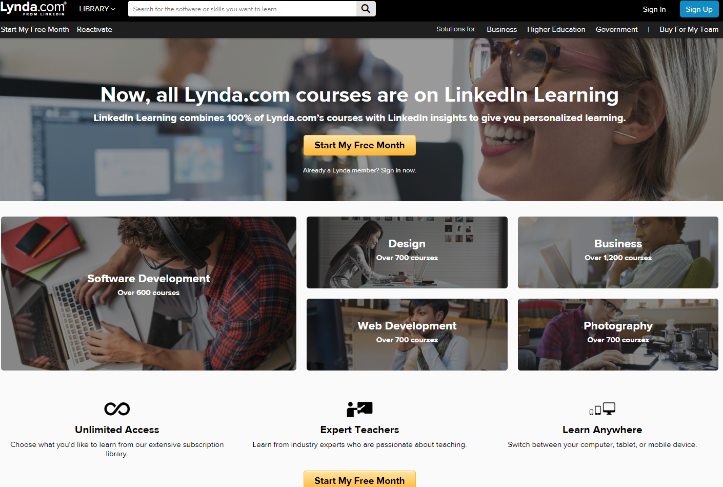 Lynda.com's Marketplace