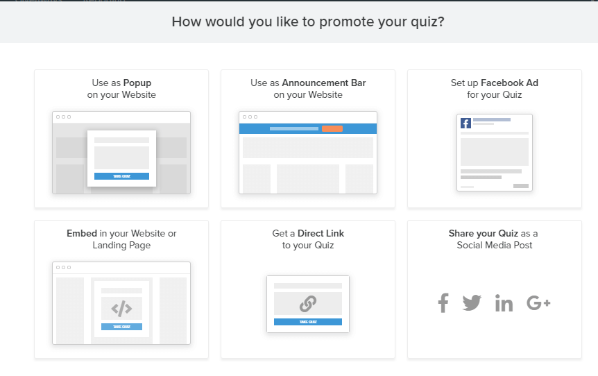 Promote your quiz