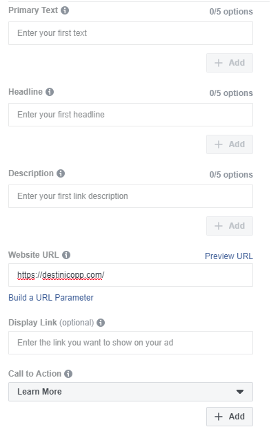 Dynamic Creative Options