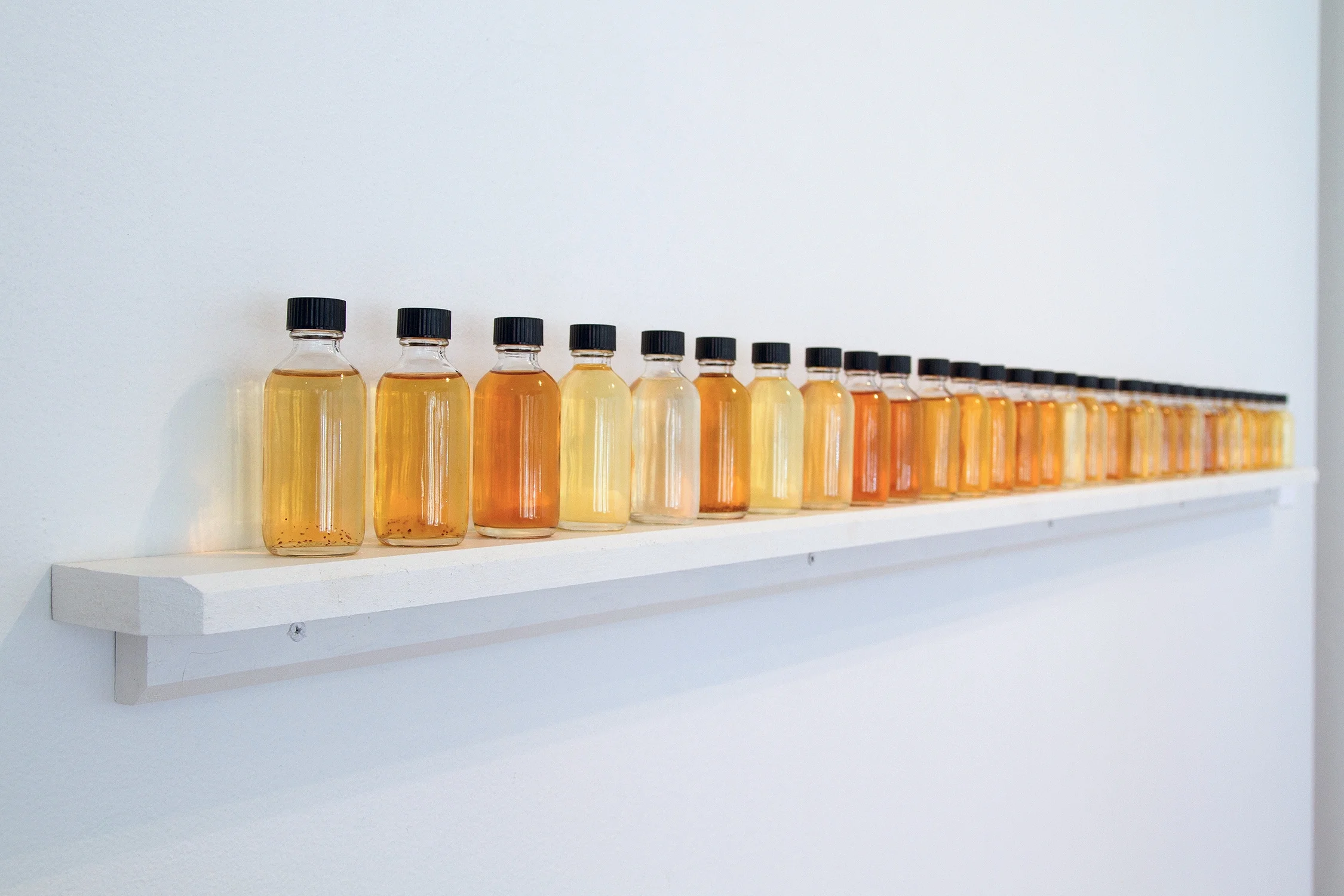 One month of urine, detail