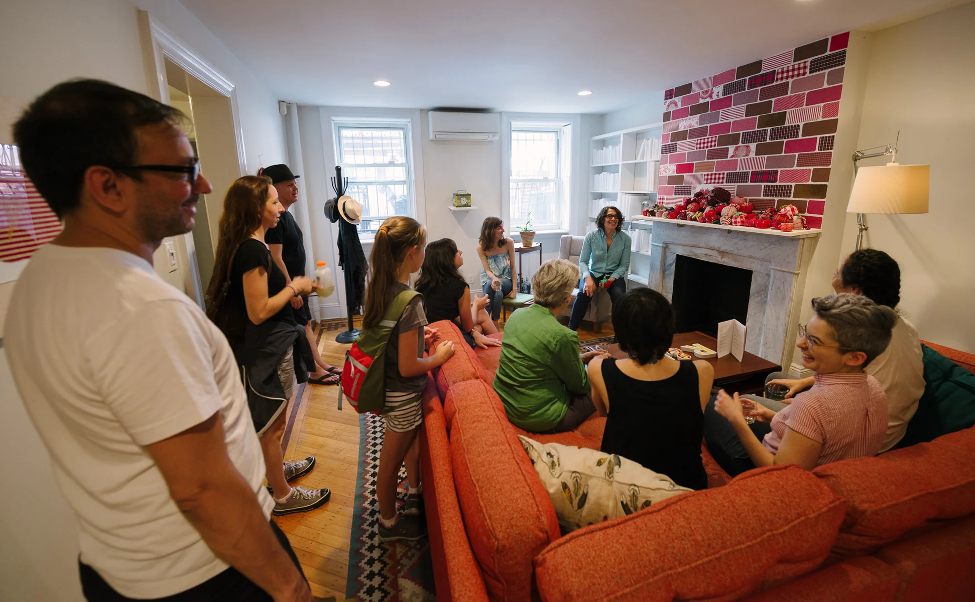 A pre-workshop discussion in Brooklyn about the roots of the project.