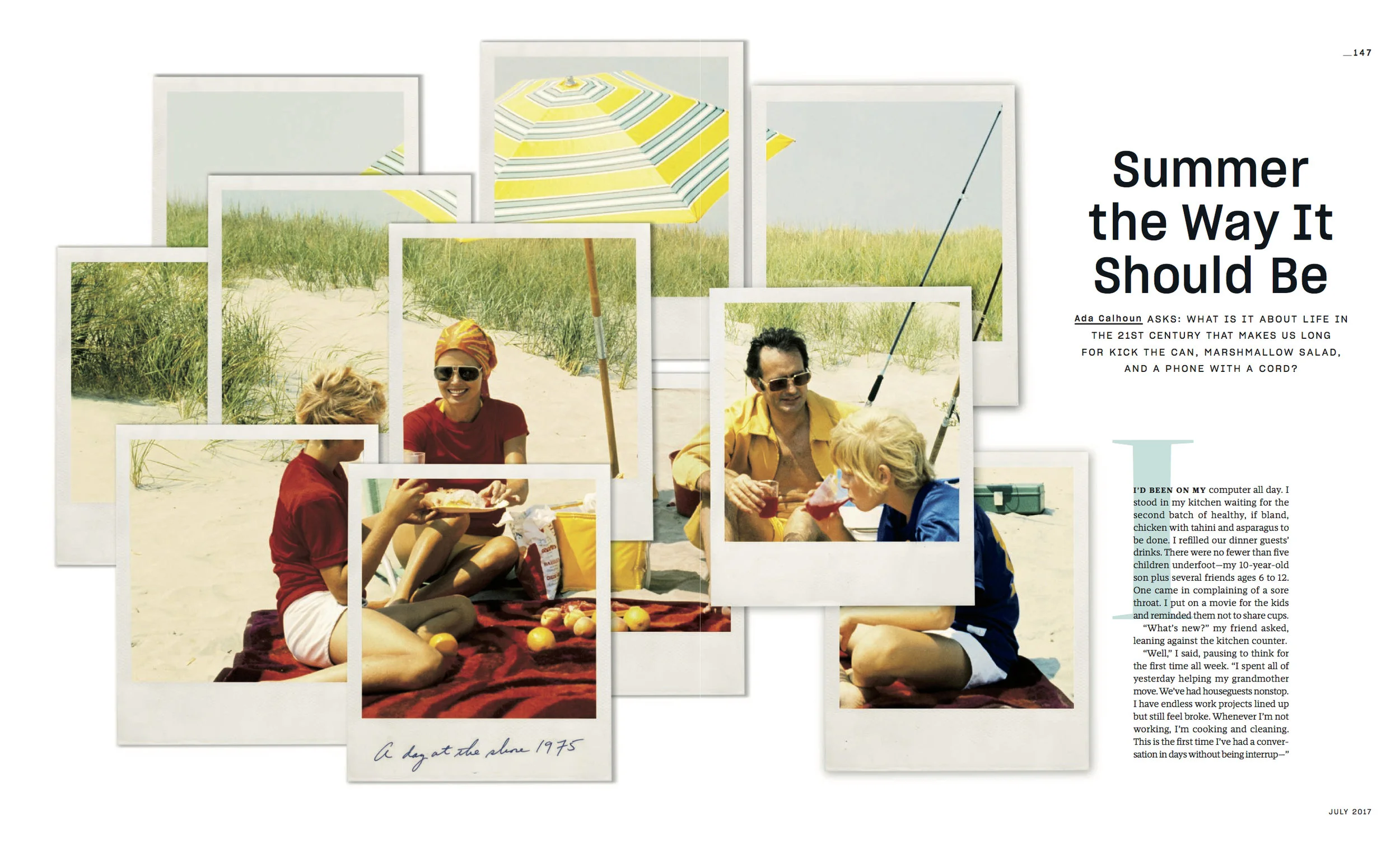 70s summer // Real Simple