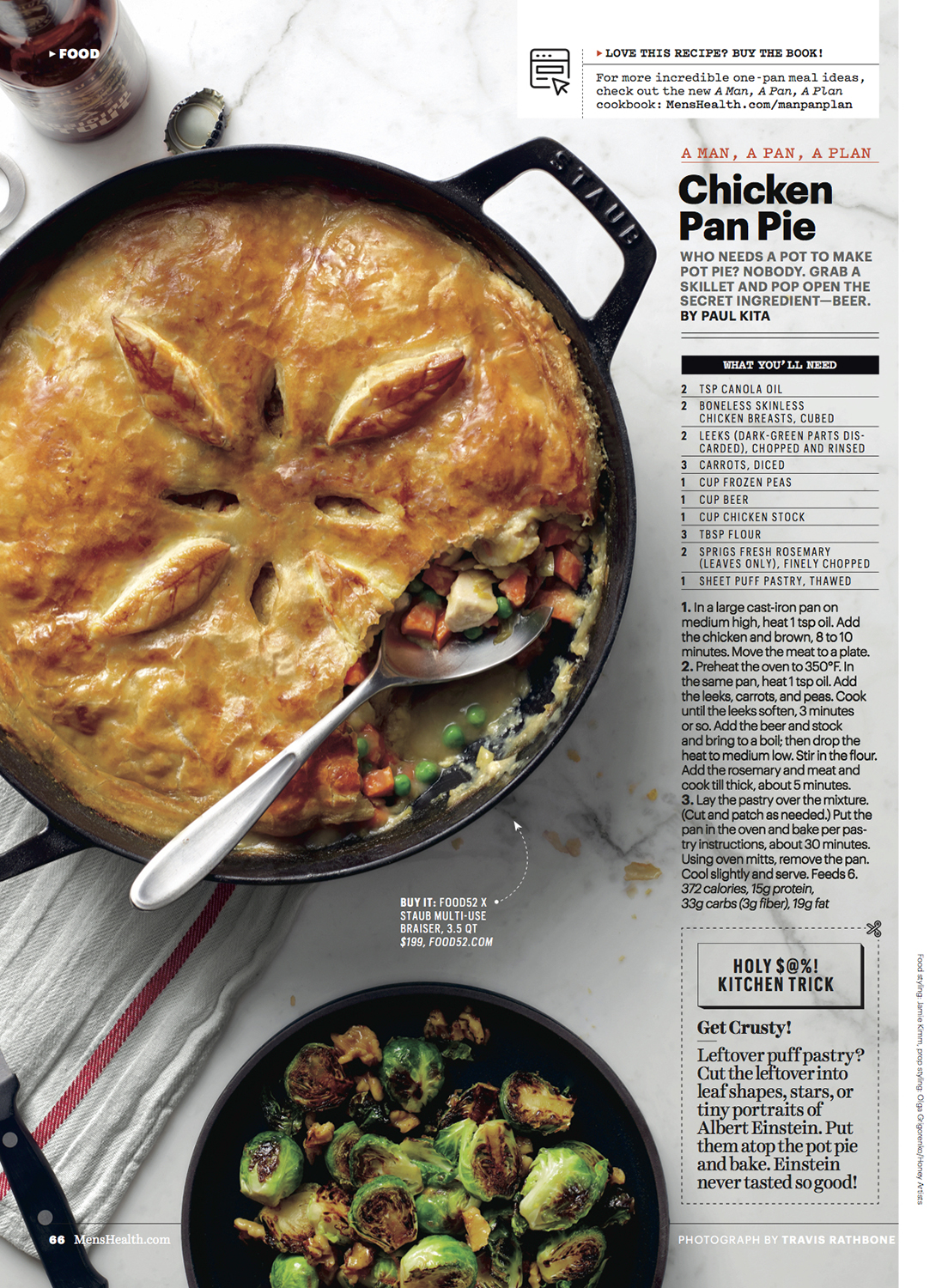 Chicken Pan Pie // Men's Health