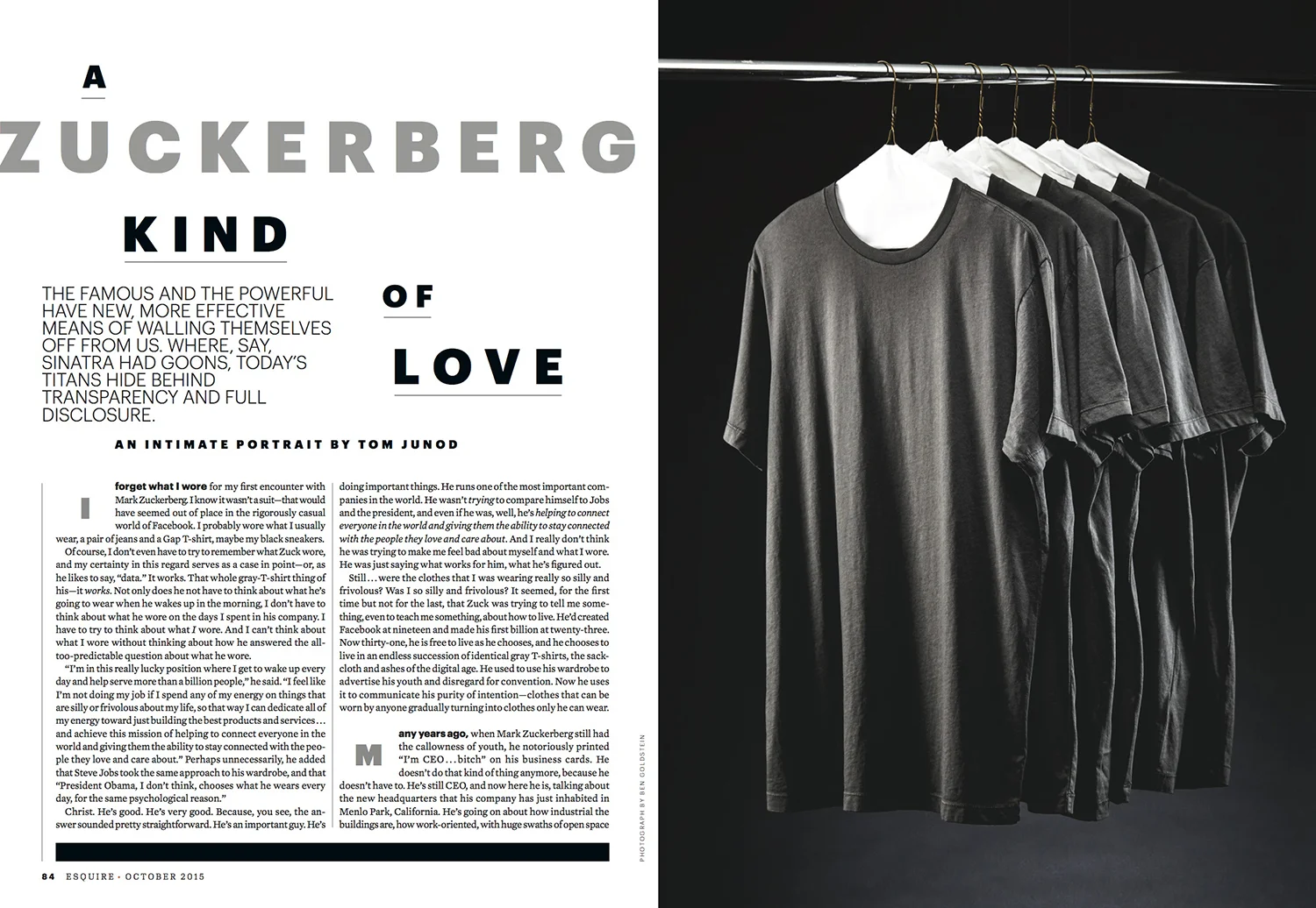 Mark Zuckerberg // Esquire