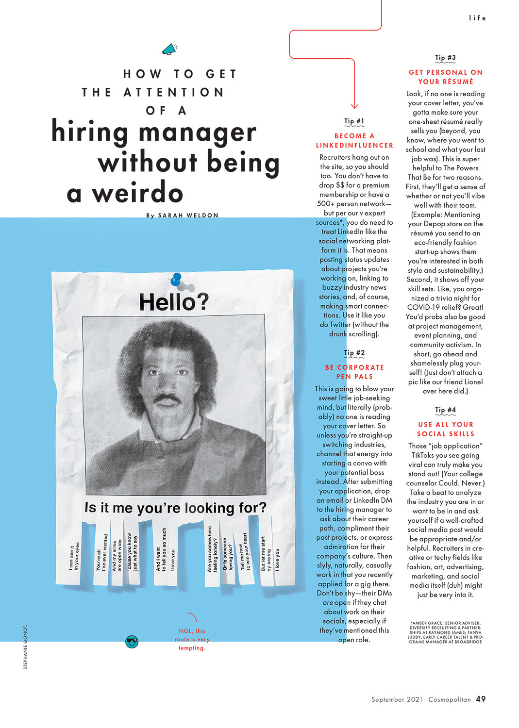 Hiring Attention // Cosmopolitan