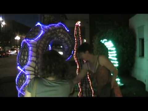 Moving and Installing "Grow Lights" at Bellwether 2012